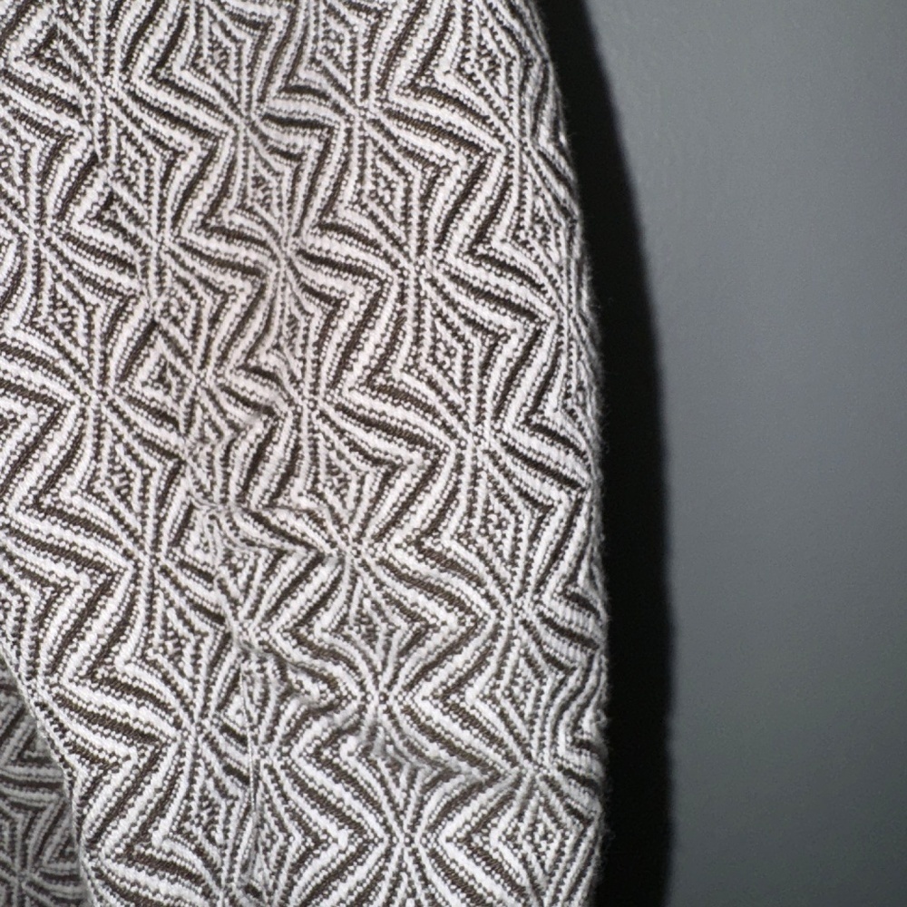 EUC Anthropologie Coquille Eyes For You Geometric Print Crop Blazer Size 6 - Picture 6 of 10